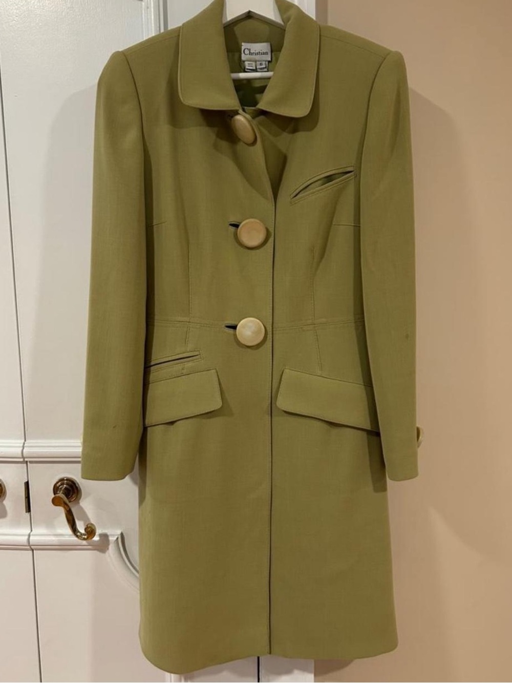 Christian Dior Olive Green Coat